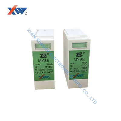 75V 20kA 40kA Thiết bị bảo vệ sóng điện pha đơn
