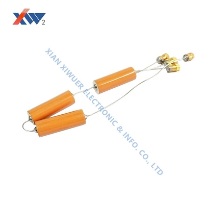 35kvAC 5pf cả hai đầu dẫn tụ gốm tụ điện trục gá cao áp cho chất cách điện điện áp cao