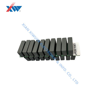 Giá tốt Capacitor phim nhựa 12kV 500pF được phủ bằng điện cực kim loại với trở kháng cách điện cao trực tuyến