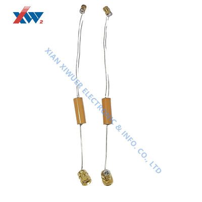 12kV 125pF Capacitor gốm điện áp cao với đầu cuối chèn nắp nhỏ